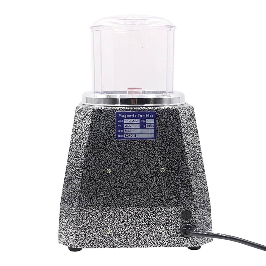 KT-100磁気タンブラー磁気ポリッシャー 4段階速度ジュエリーポリッシャー Amazon.co.jp: ポリッシャー 研磨 kt-100磁気タンブラー